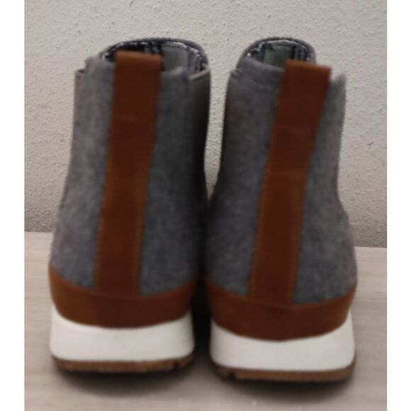 B.O.C. (BC0016260) Women's Sz 7.5M Gray Wool Combo Kara Ankle Chelsea Boots - Picture 3 of 13